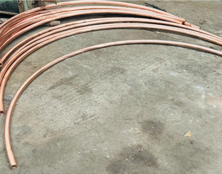 Realizamos dados a la medida para nuestra roladora de perfiles; Rolado de tubo de cobre